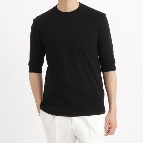 Tailored Half Sleeve T-shirt Color: Black