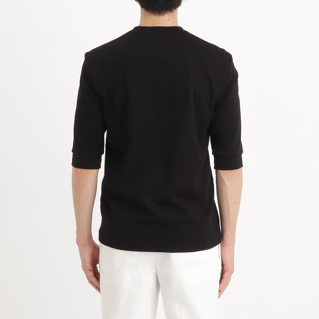 Tailored Half Sleeve T-shirt Color: Black