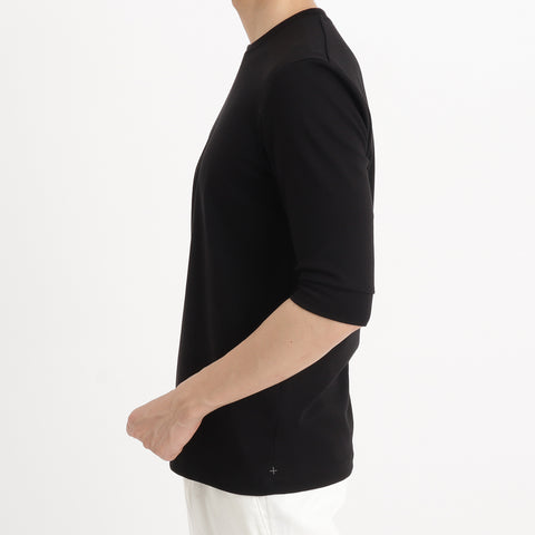 Tailored Half Sleeve T-shirt Color: Black