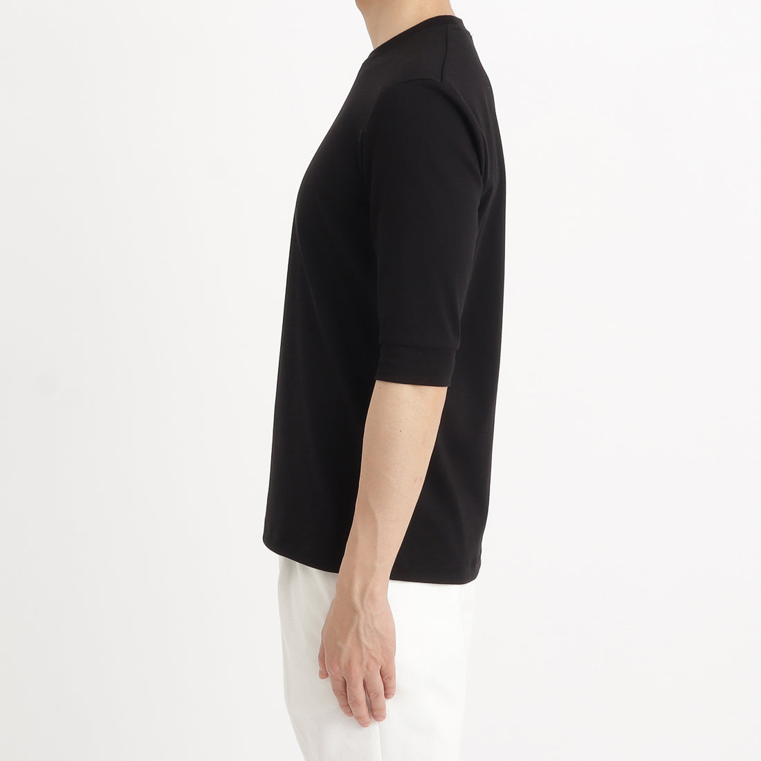 Tailored Half Sleeve T-shirt Color: Black