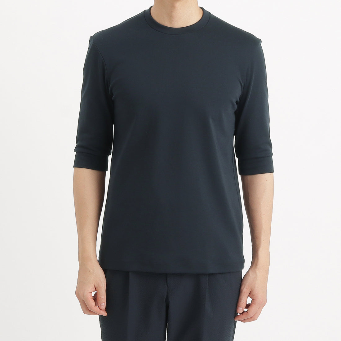 Tailored Half Sleeve T-shirt Color: Navy