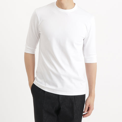 Tailored Half Sleeve T-shirt Color: White