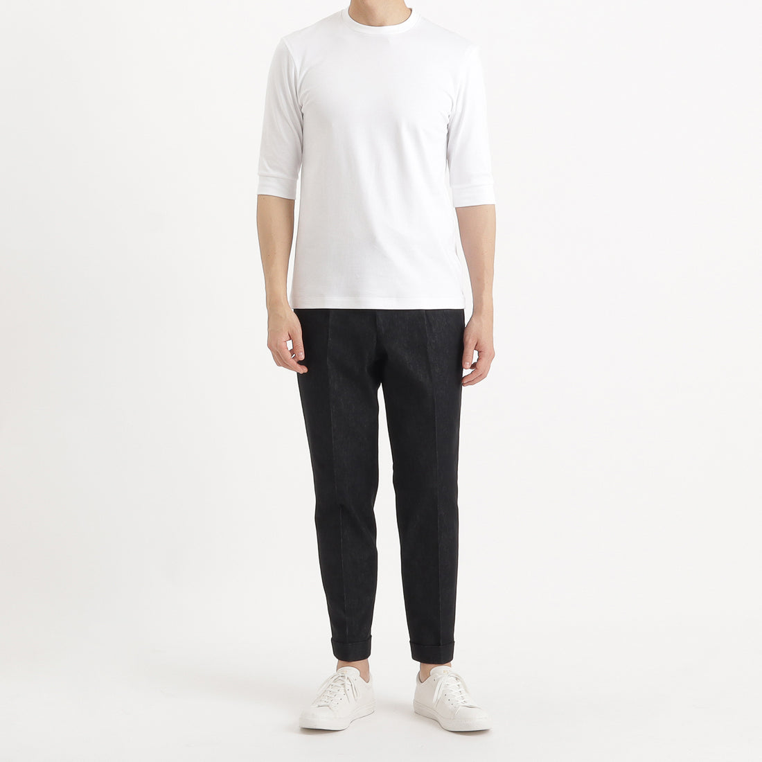 Tailored Half Sleeve T-shirt Color: White