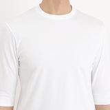 Tailored Half Sleeve T-shirt Color: White