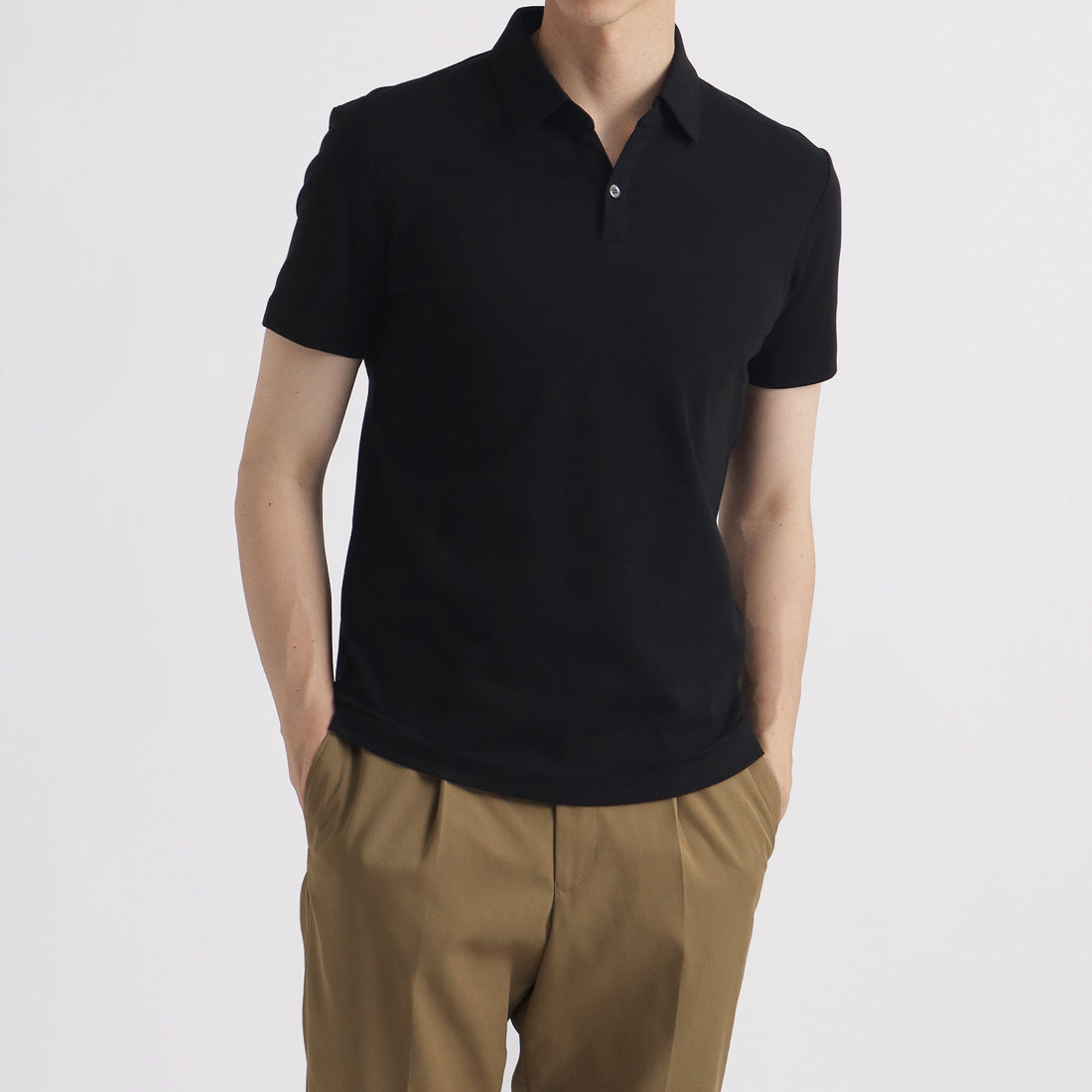 Tailored Polo-shirt Color: Black