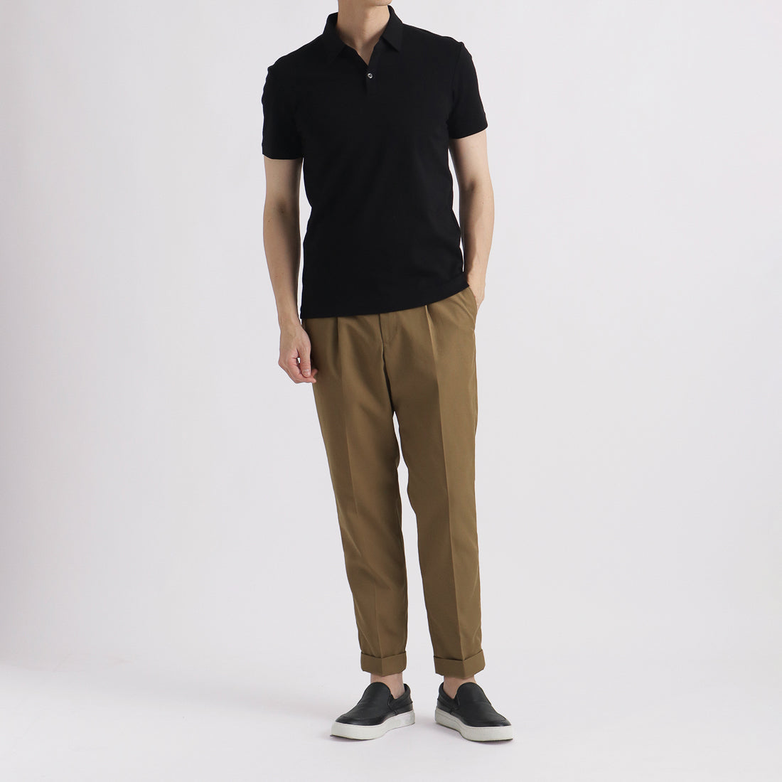 Tailored Polo-shirt Color: Black