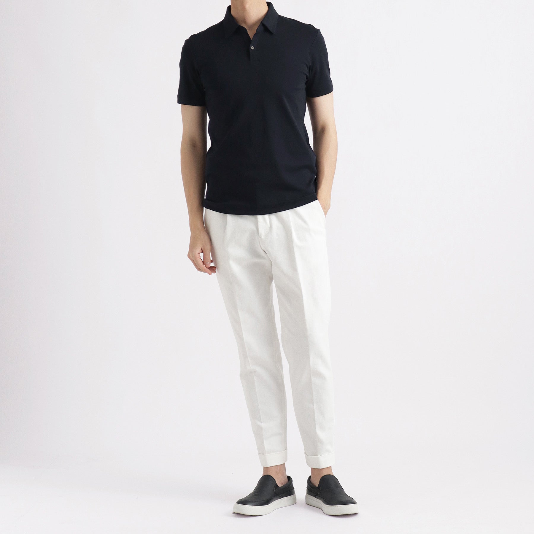 Tailored Polo-shirt Color: Navy