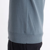 SUVIN PLATINUM Zip Up Knit Color: Slate Blue