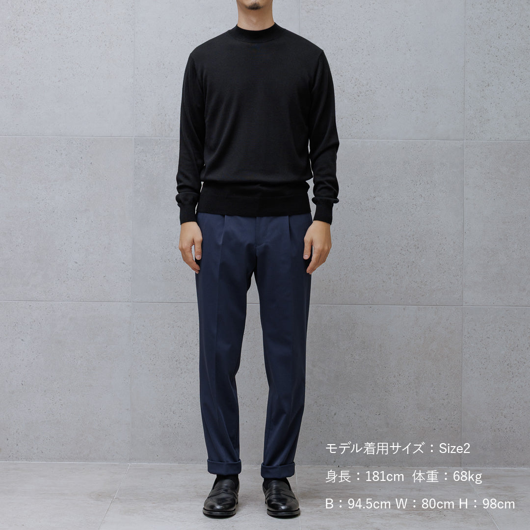 TECHWOOL🄬 Mock Neck Knit Color: Black