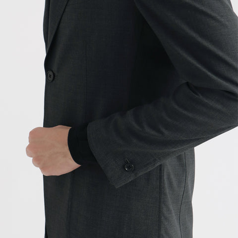 Tropical Easy Jacket Color: Charcoal