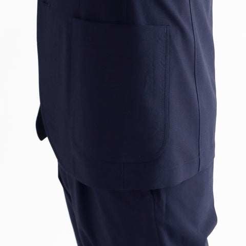 Tropical Easy Jacket Color: Deep Blue