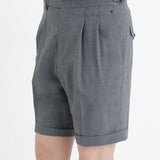 【6/2販売開始】Tropical Two Pleats Short Pants Color: Gray