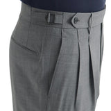 Tropical Two Pleats Trousers Color: Gray