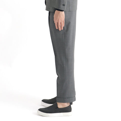 Tropical Two Pleats Trousers Color: Gray