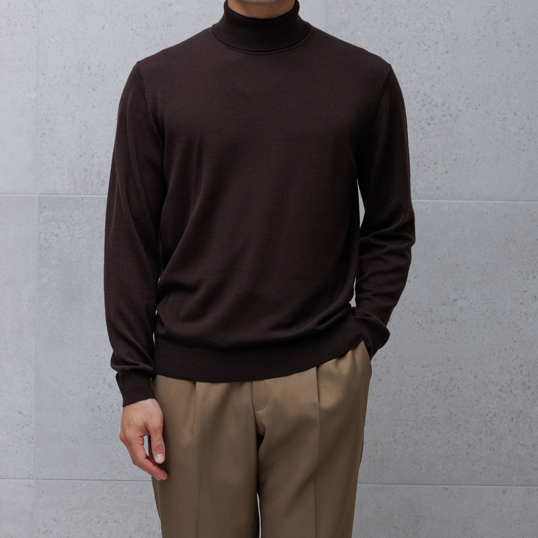 TECHWOOL🄬 Turtle Neck Knit Color: Oak