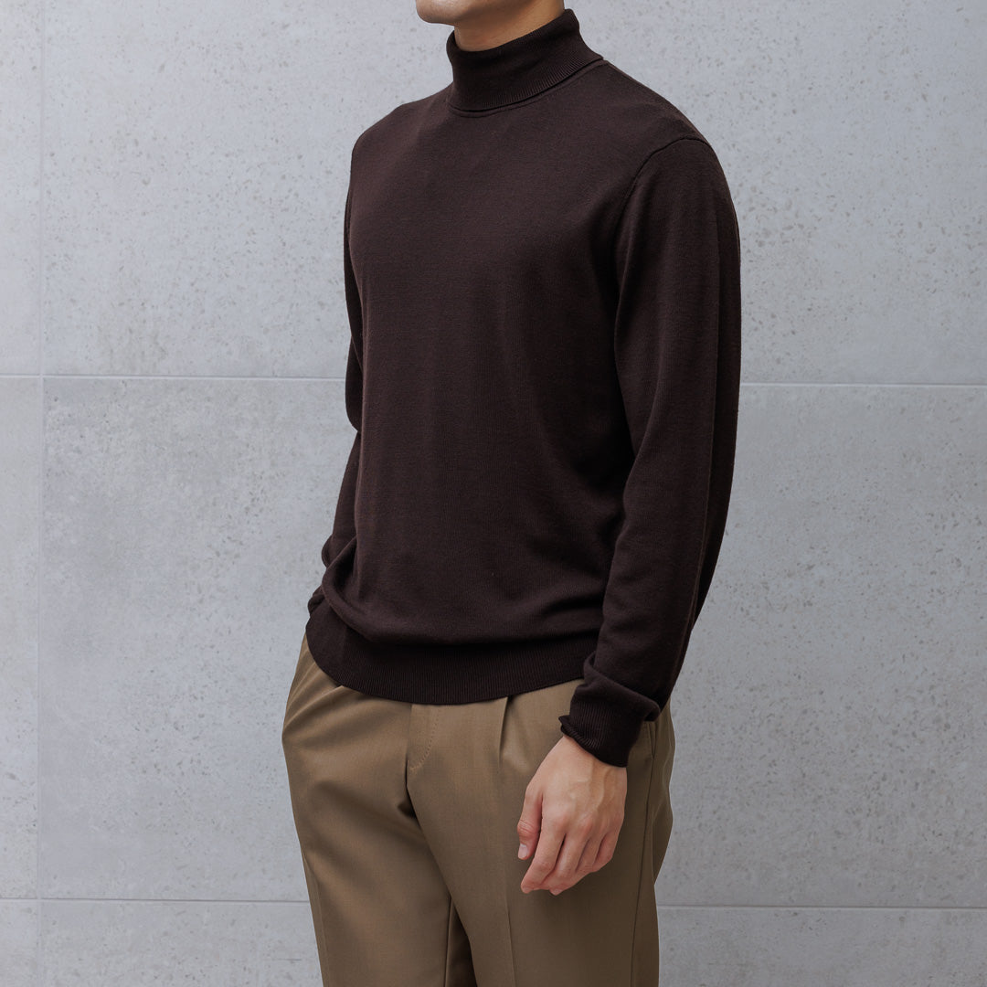 TECHWOOL🄬 Turtle Neck Knit Color: Oak