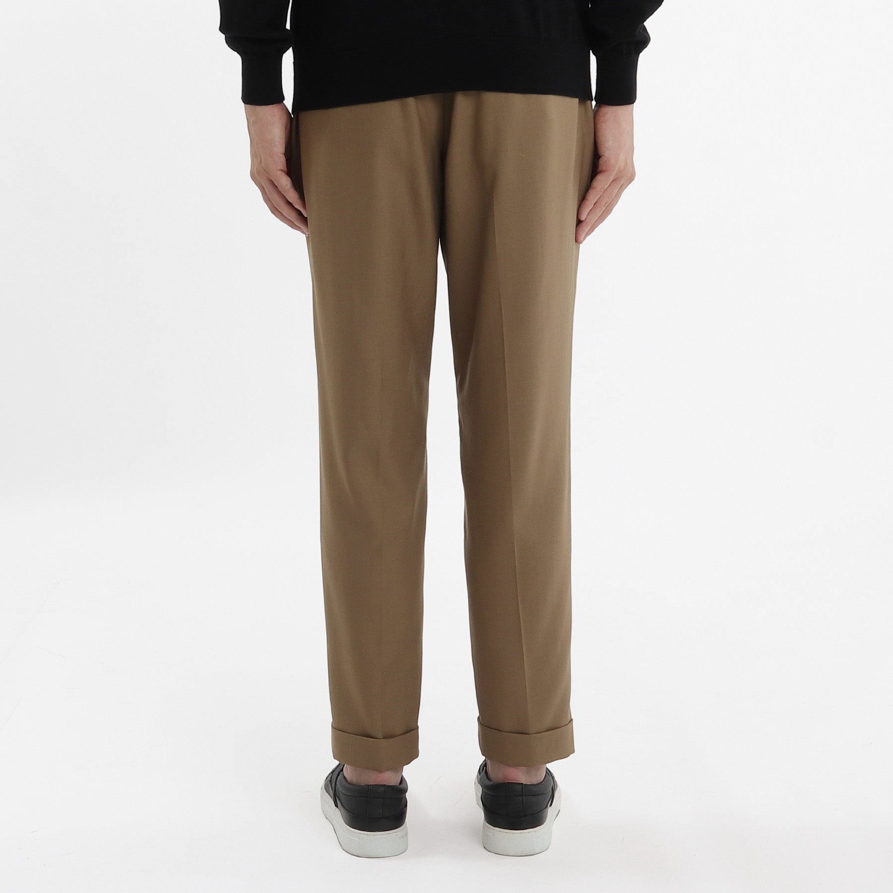 Twill Easy Trousers Color: Camel