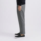 Twill Two Pleats Trousers Color: Light Gray