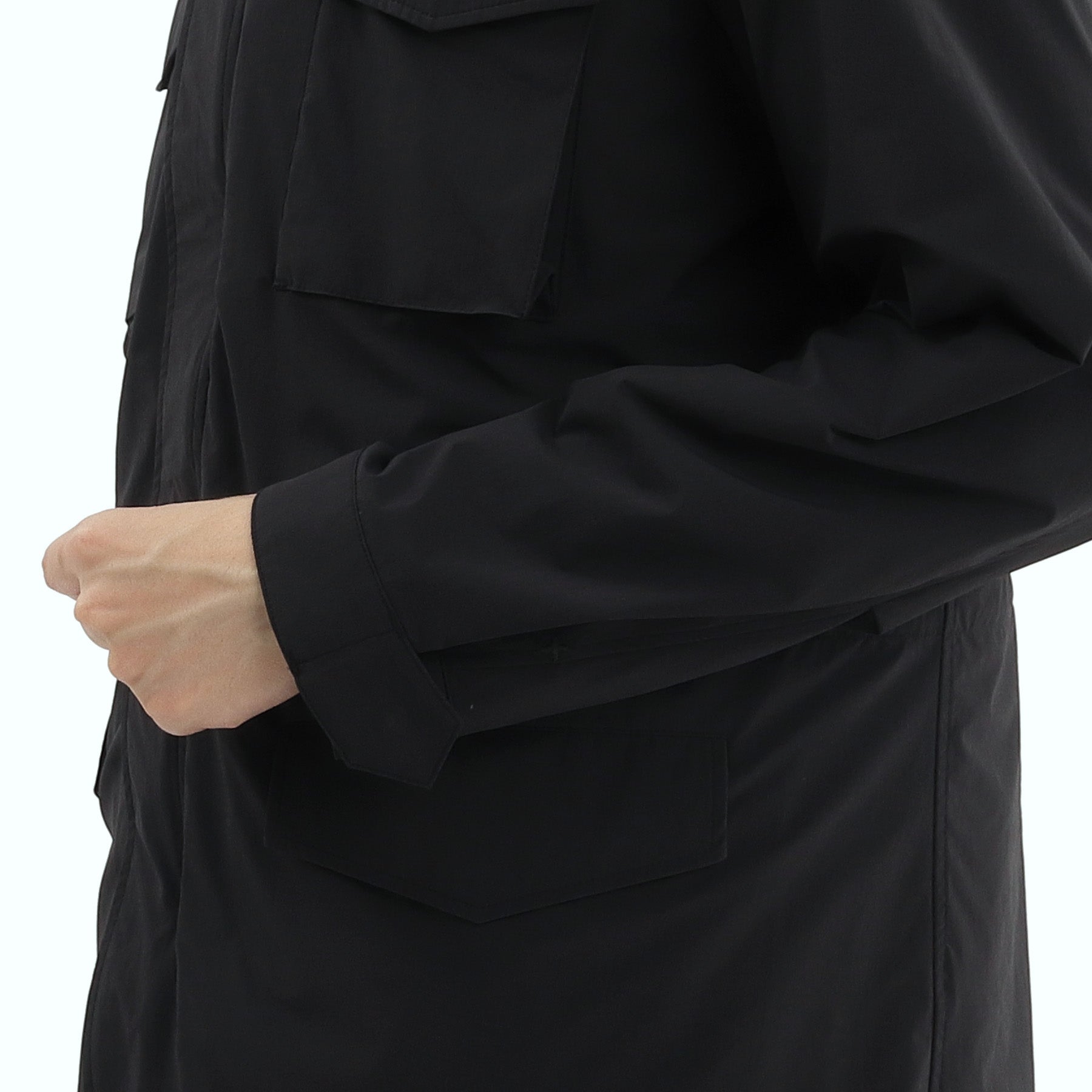 Tex Nylon M65 Field Jacket Color: Black