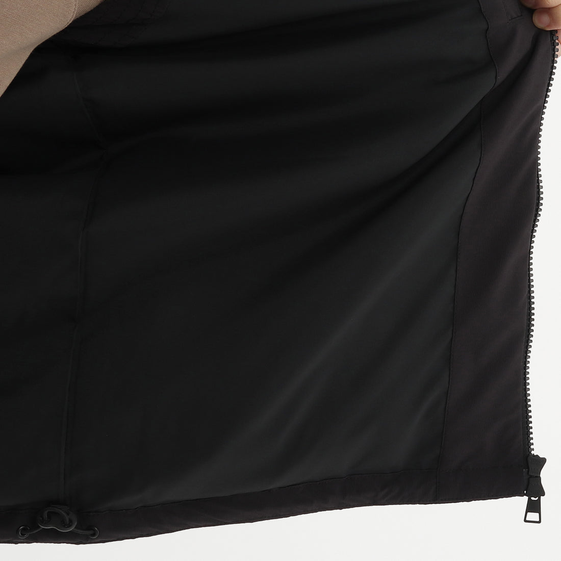 Tex Nylon Down Vest Color: Black