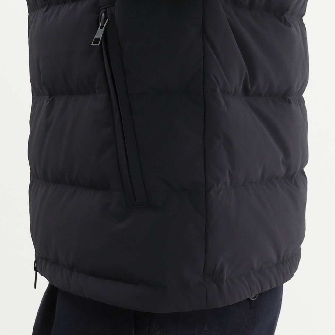 Tex Nylon Down Vest Color: Navy