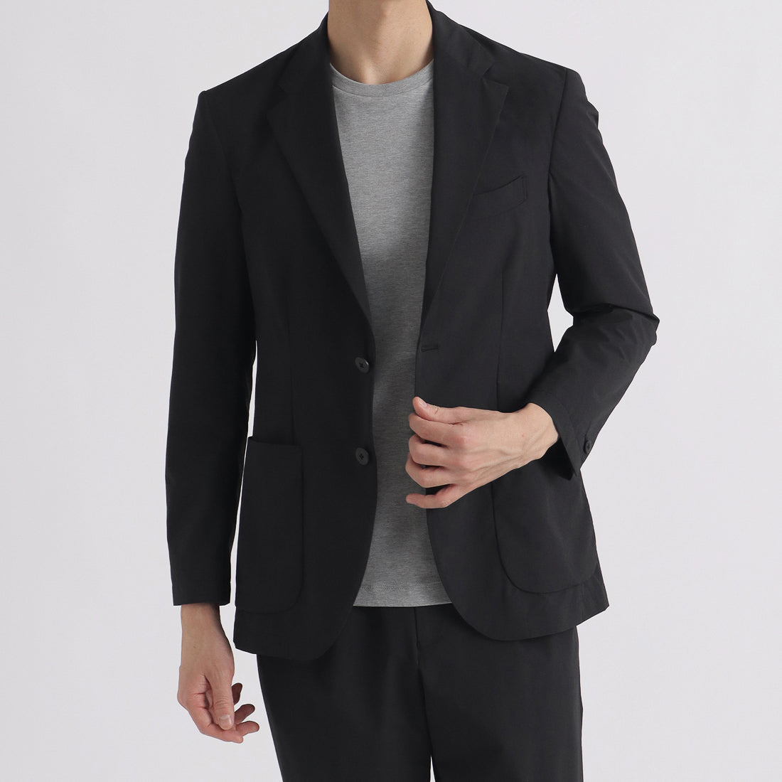 テックスナイロン イージージャケット ブラック | ＋CLOTHET ONLINE