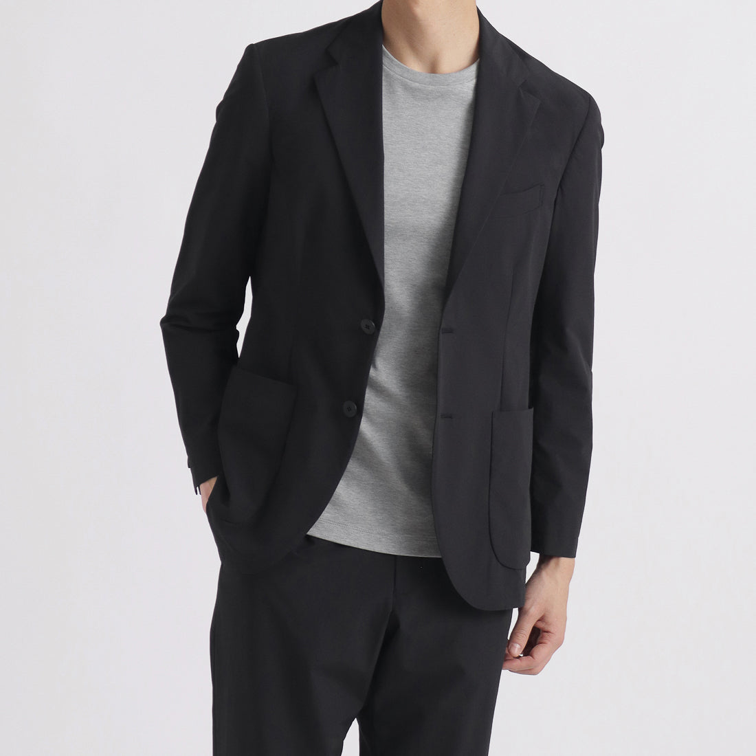 テックスナイロン イージージャケット ブラック | ＋CLOTHET ONLINE