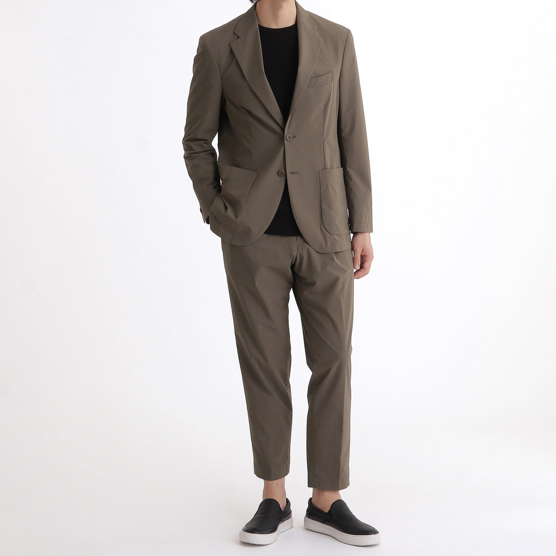 Tex Nylon Easy Jacket Color: Greige