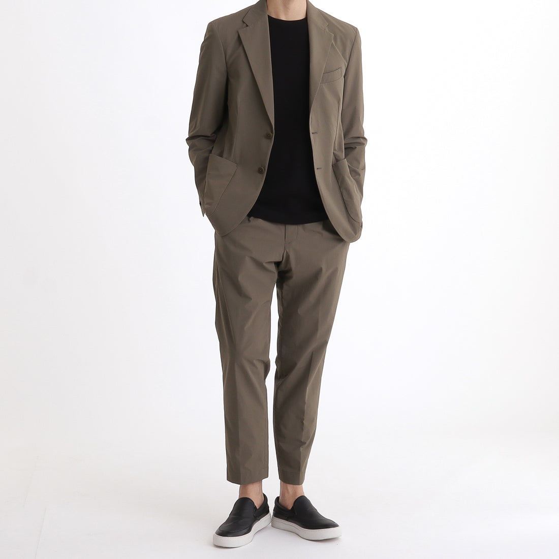 Tex Nylon Easy Jacket Color: Greige
