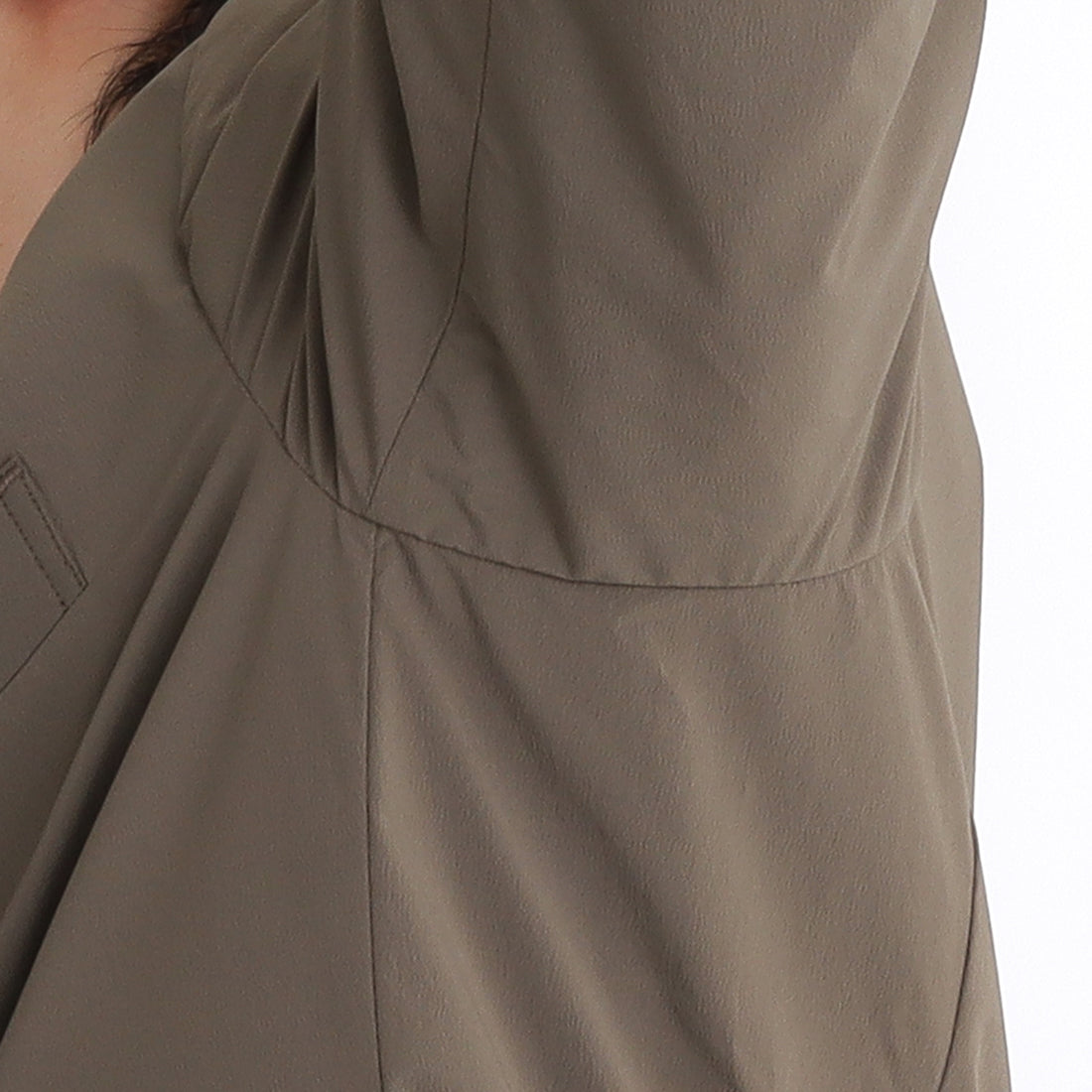 Tex Nylon Easy Jacket Color: Greige