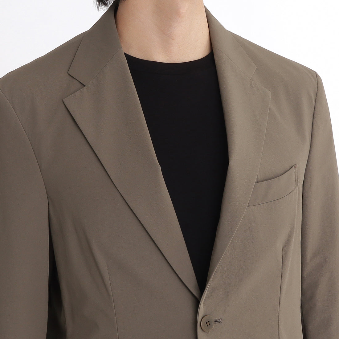 Tex Nylon Easy Jacket Color: Greige