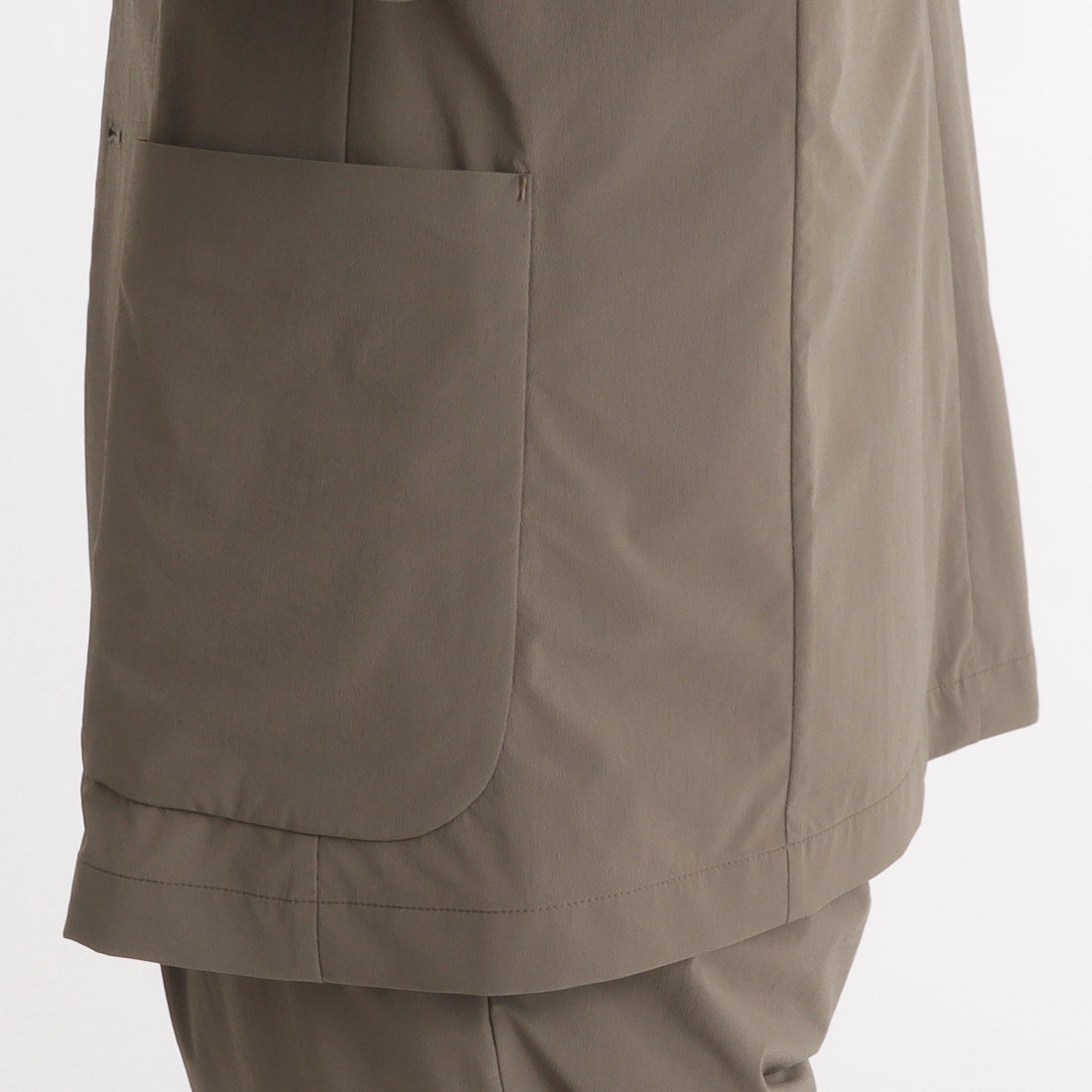Tex Nylon Easy Jacket Color: Greige