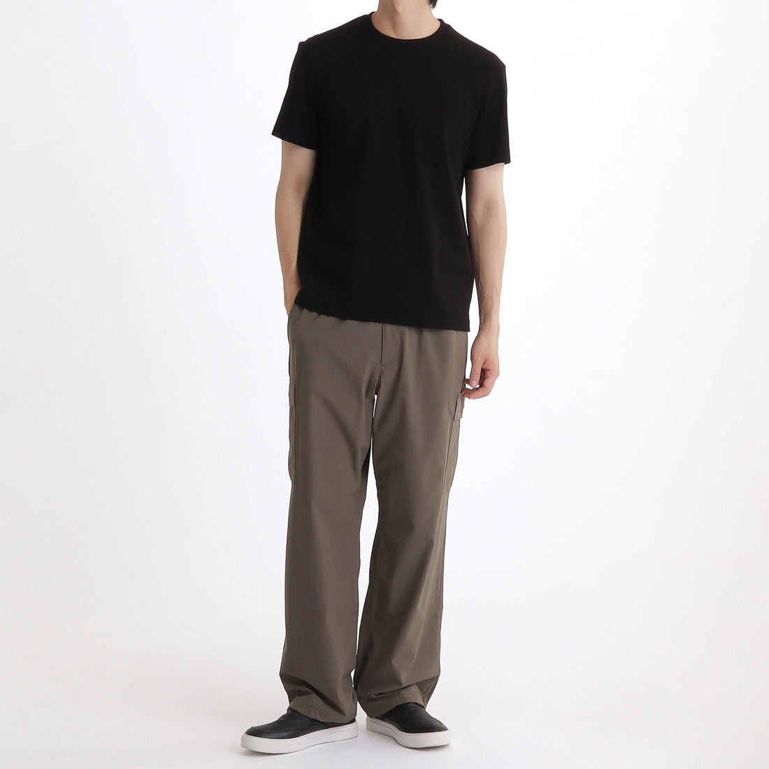 Tex Nylon Military Cargo Pants: Greige
