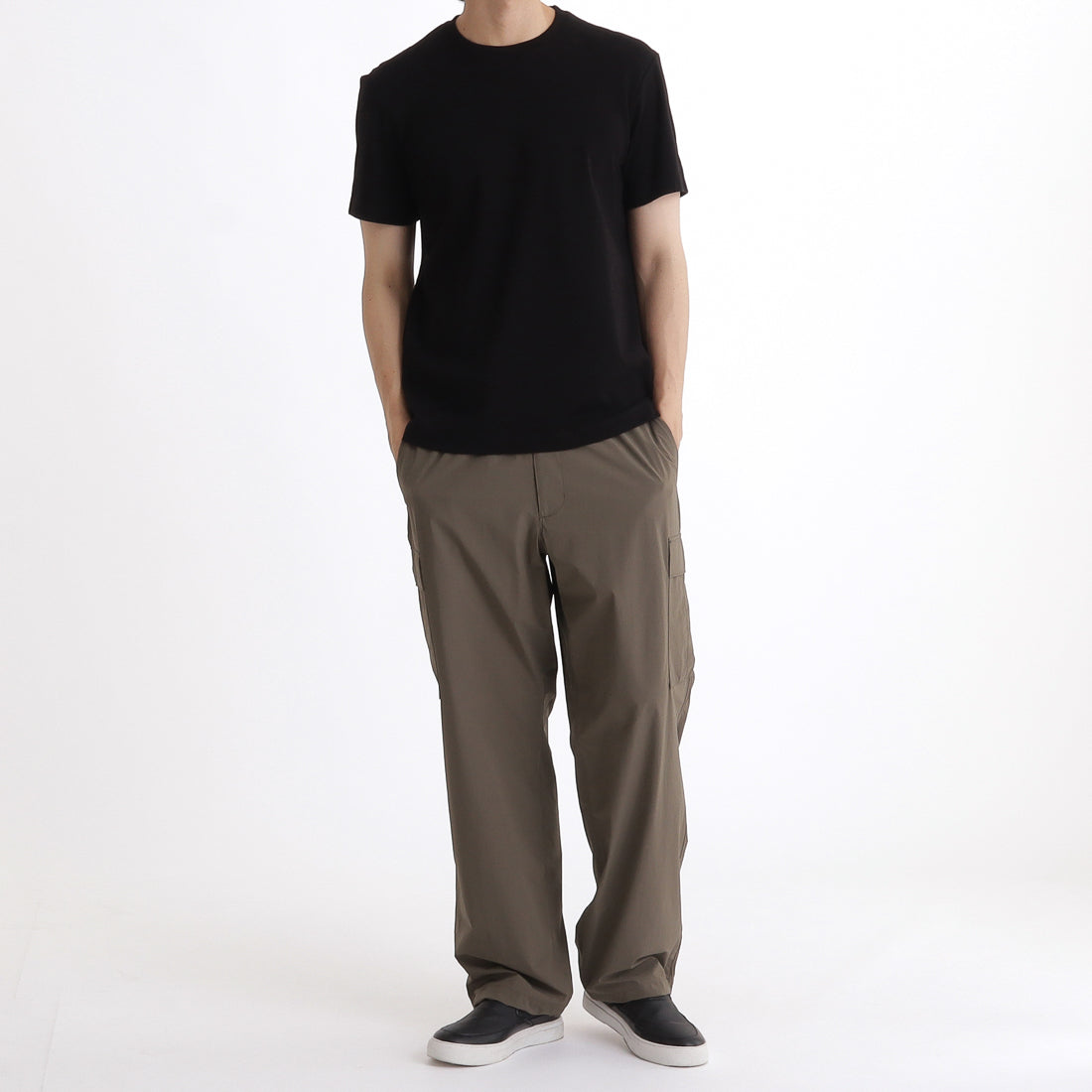 Tex Nylon Military Cargo Pants: Greige