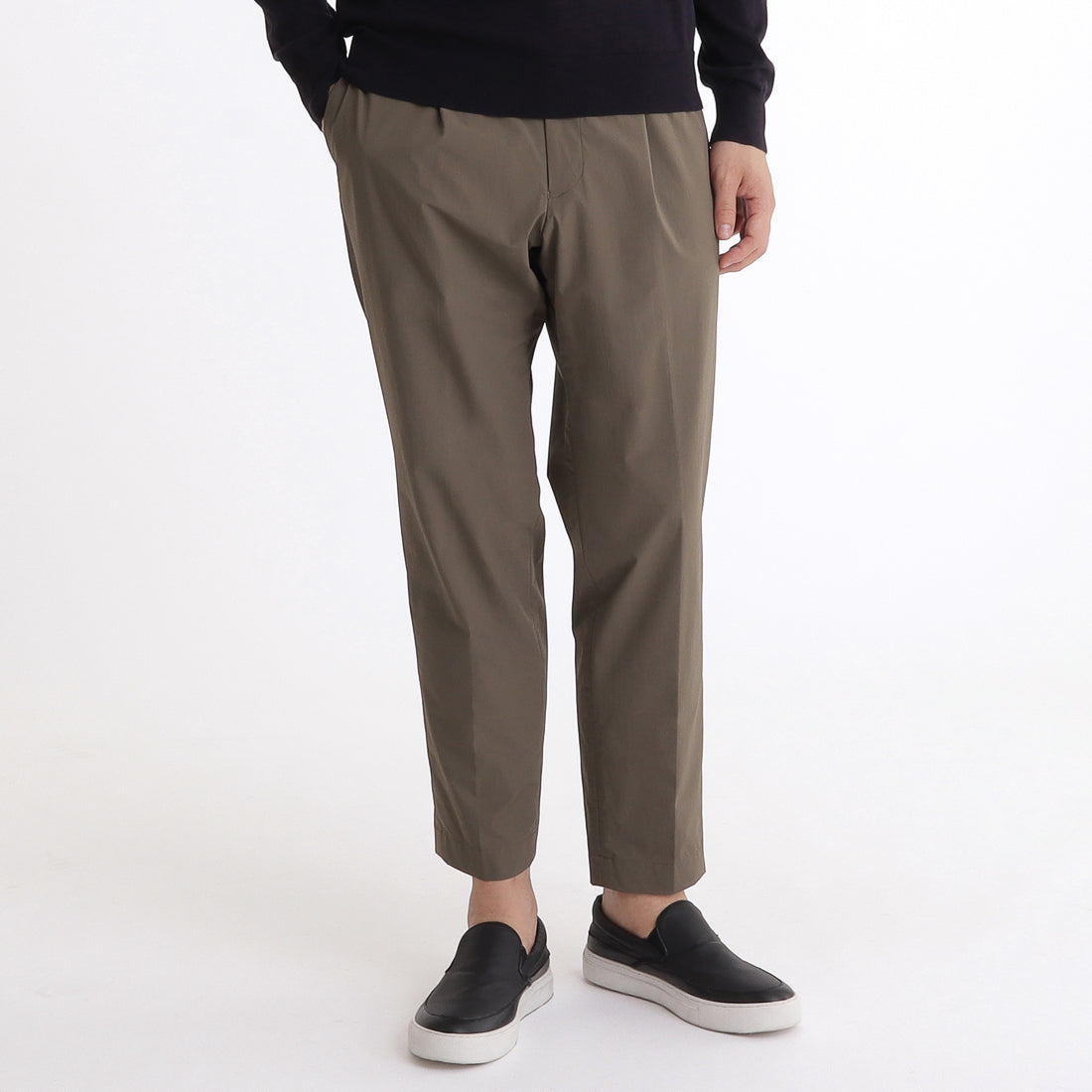 Tex Nylon Side Adjuster Easy Trousers Color: Greige