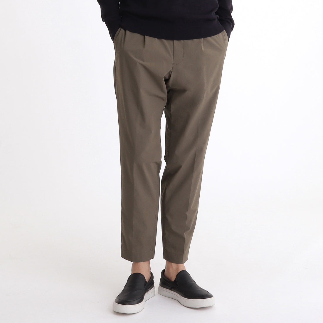 Tex Nylon Side Adjuster Easy Trousers Color: Greige