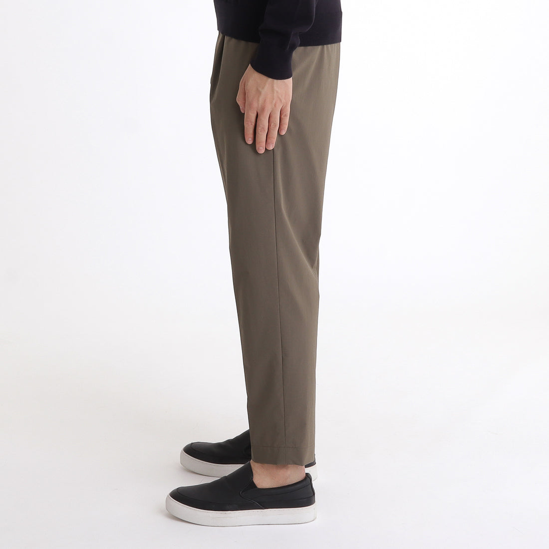 Tex Nylon Side Adjuster Easy Trousers Color: Greige