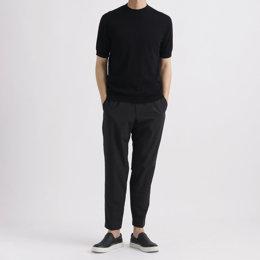 Tex Nylon Side Adjuster Easy Trousers Color: Black