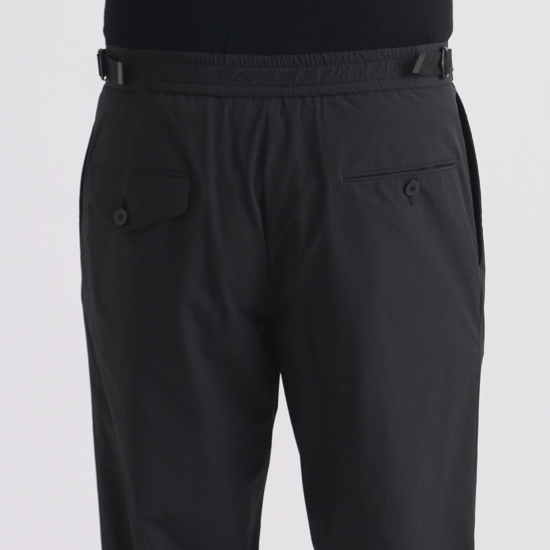 Tex Nylon Side Adjuster Easy Trousers Color: Black