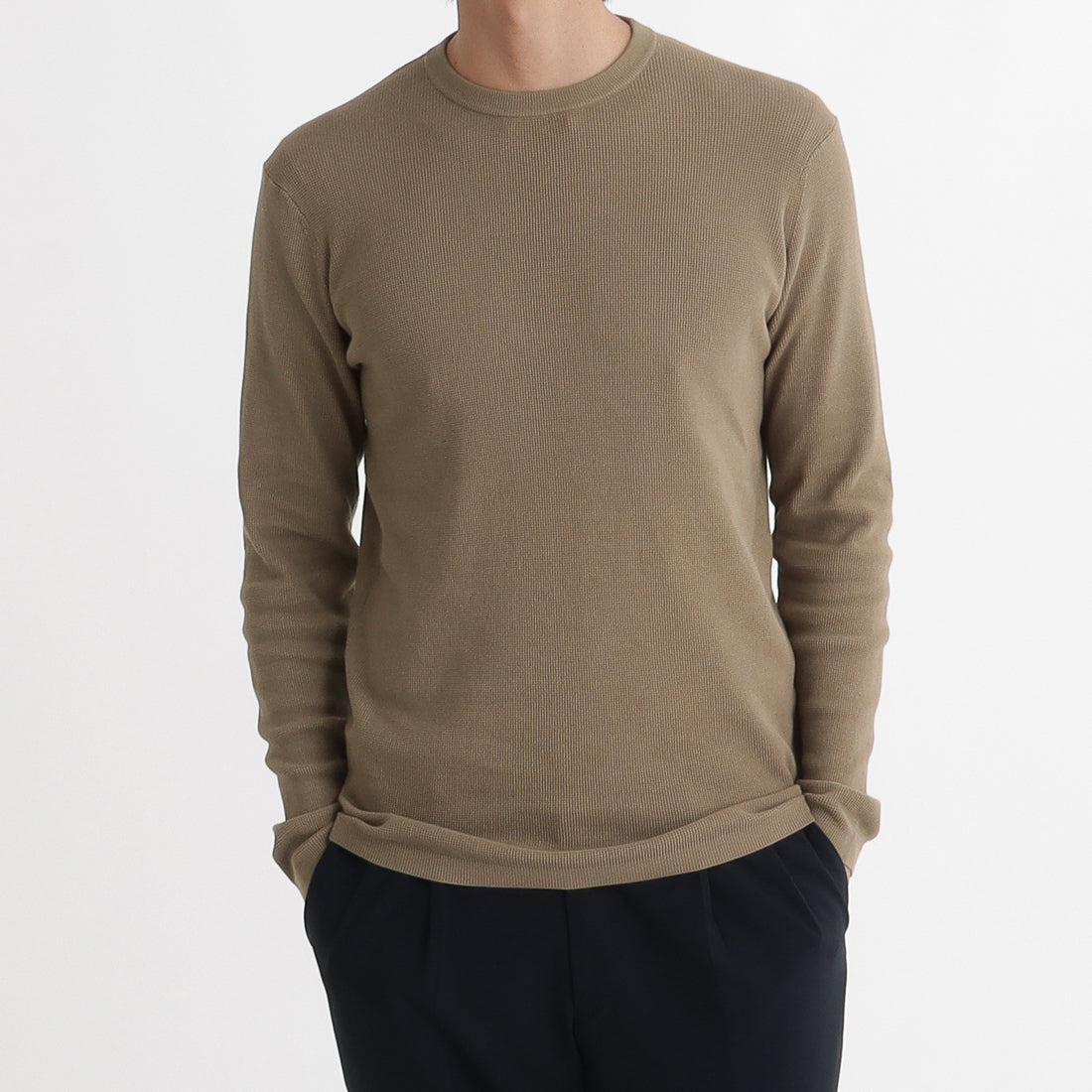 Mini Thermal Knit Color: Mocha