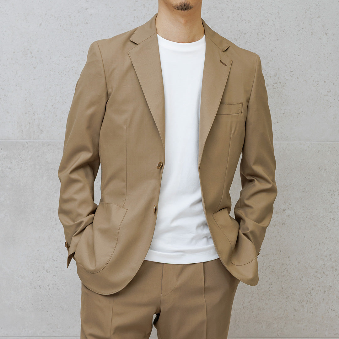 Tropical Tailored Jacket Color: Camel