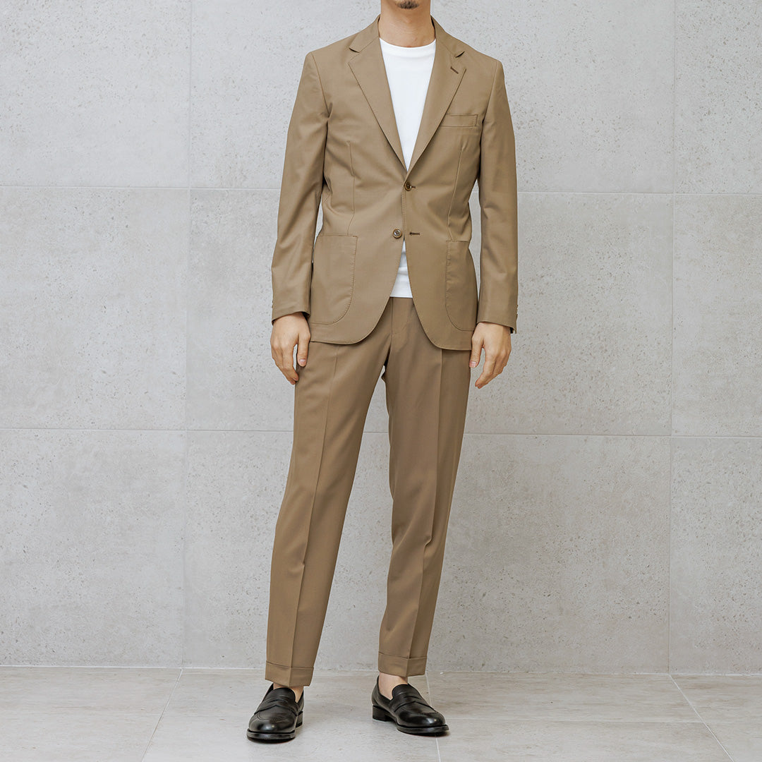 Tropical Easy Trousers Color: Camel