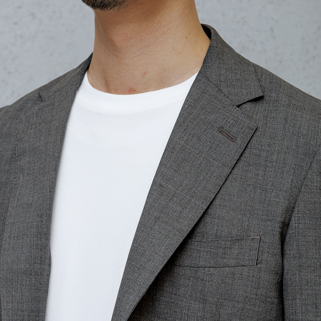 Tropical Tailored Jacket Color: Charcoal