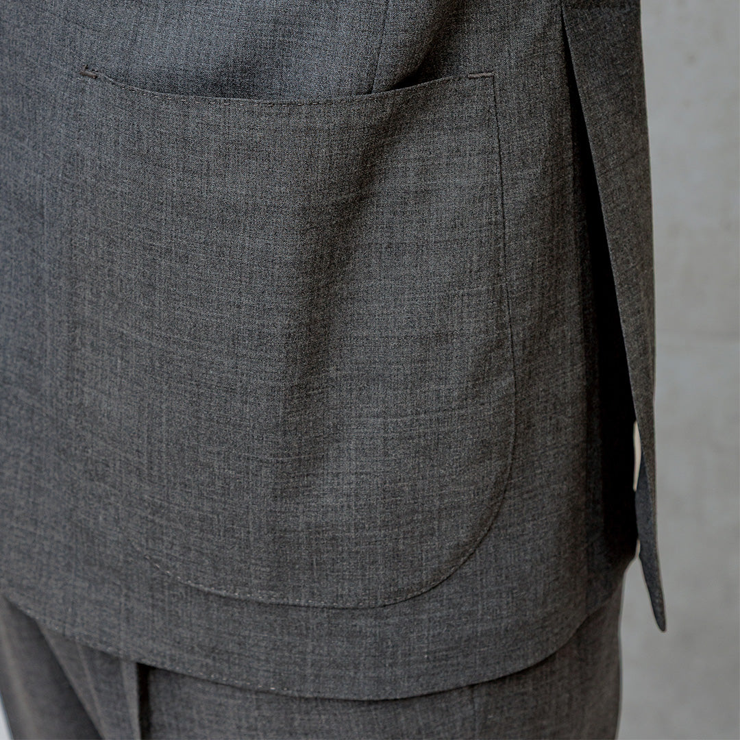 Tropical Tailored Jacket Color: Charcoal