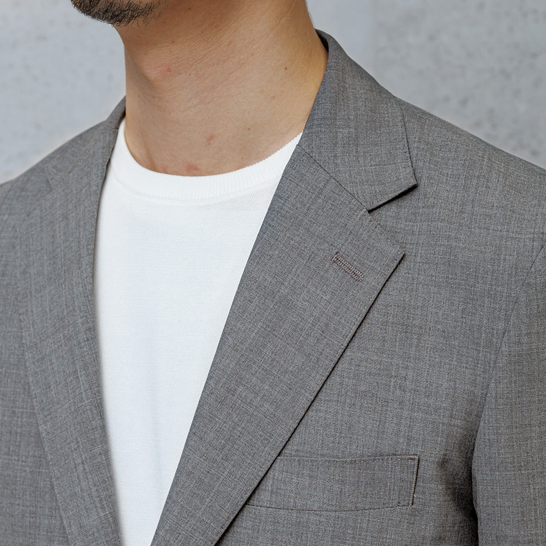 Tropical Tailored Jacket Color: Gray