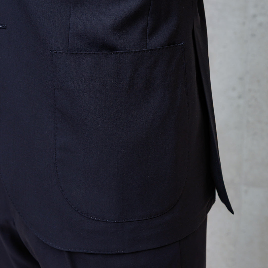 Tropical Tailored Jacket Color: Navy