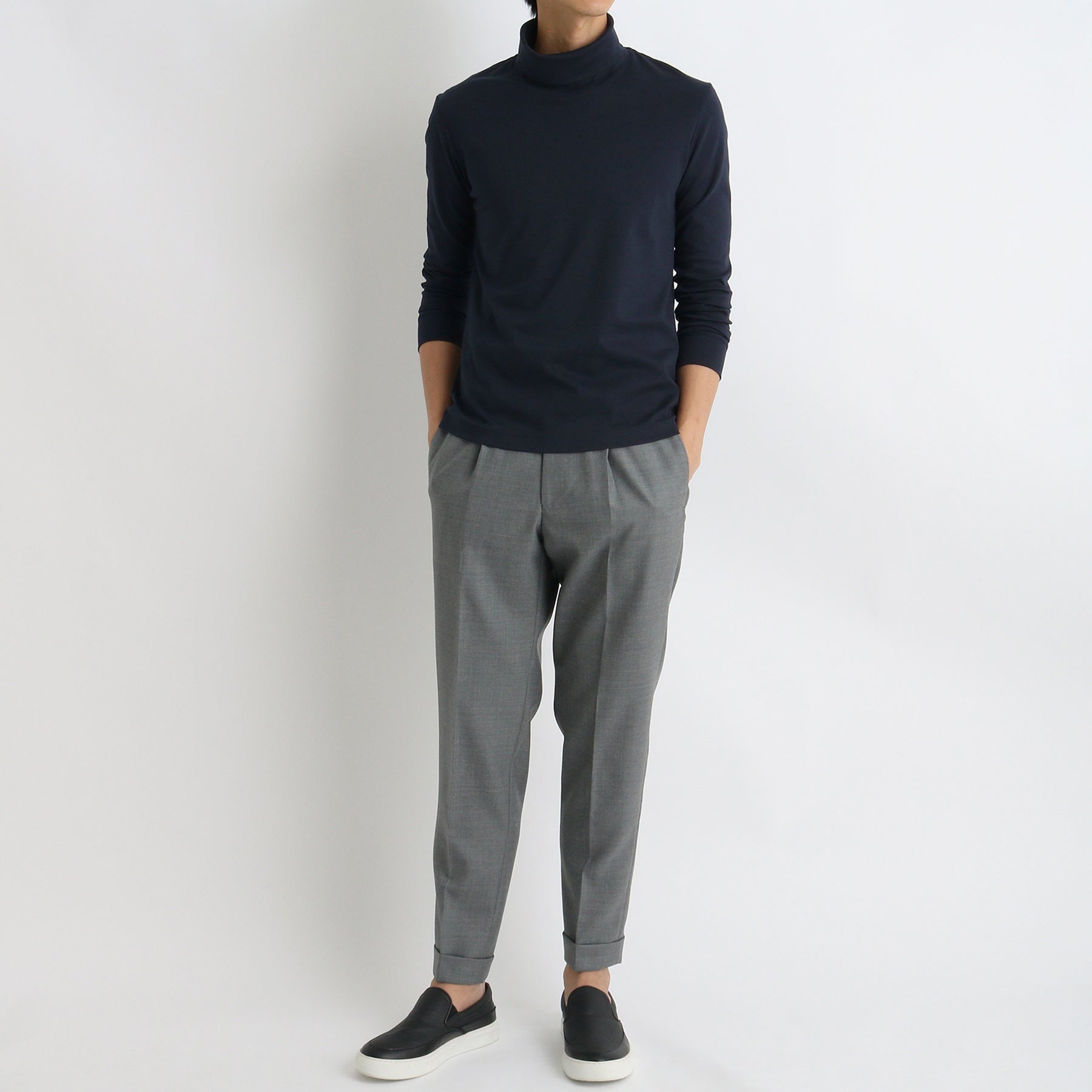 sullen 長袖 スビンプラチナムスムース タートルネックロングスリーブTシャツ