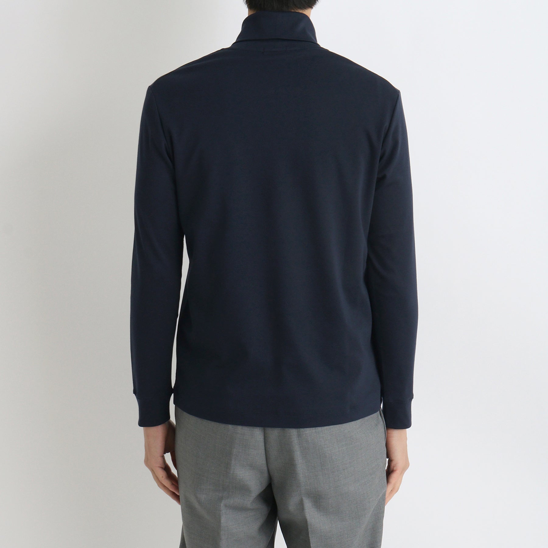 TFW49 ハイネックスポーツシャツ ネイビー TFW49 - RELAX MOCK NECK T | モックネックシャツ | ブラック