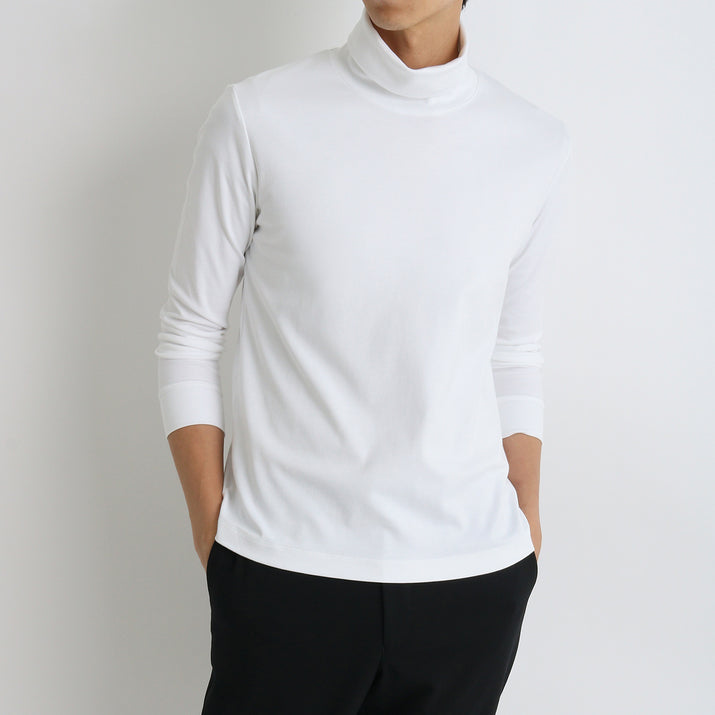 スビンプラチナムタートルネックロングスリーブTシャツの商品画像2