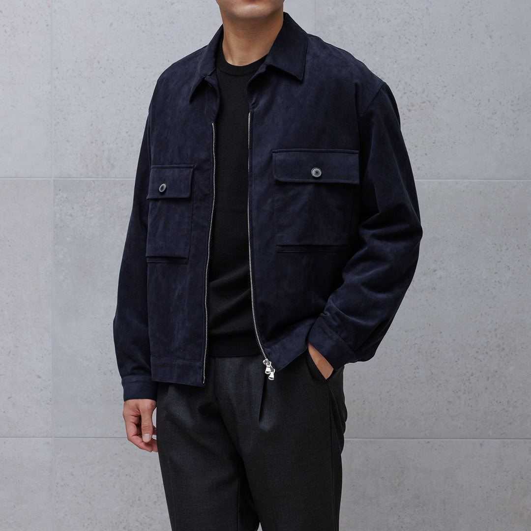 【10/12販売開始】Ultrasuede® Tracker Jacket Color: Navy